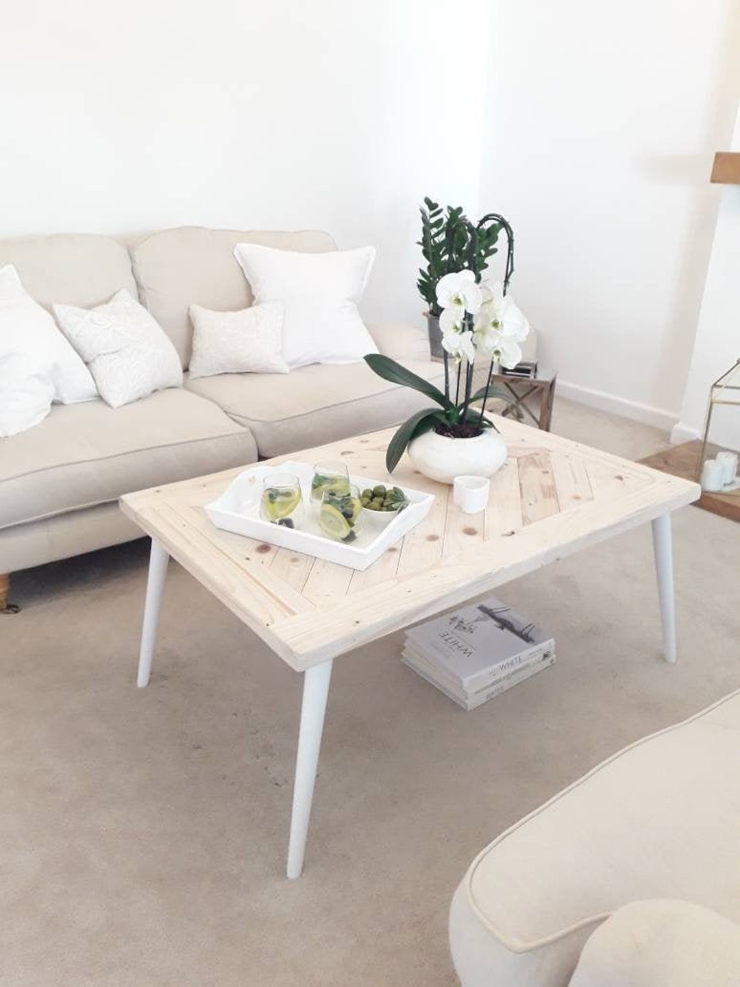 Scandi Coffee Table Wooden Coffee Table Scandi Style Etsy UK