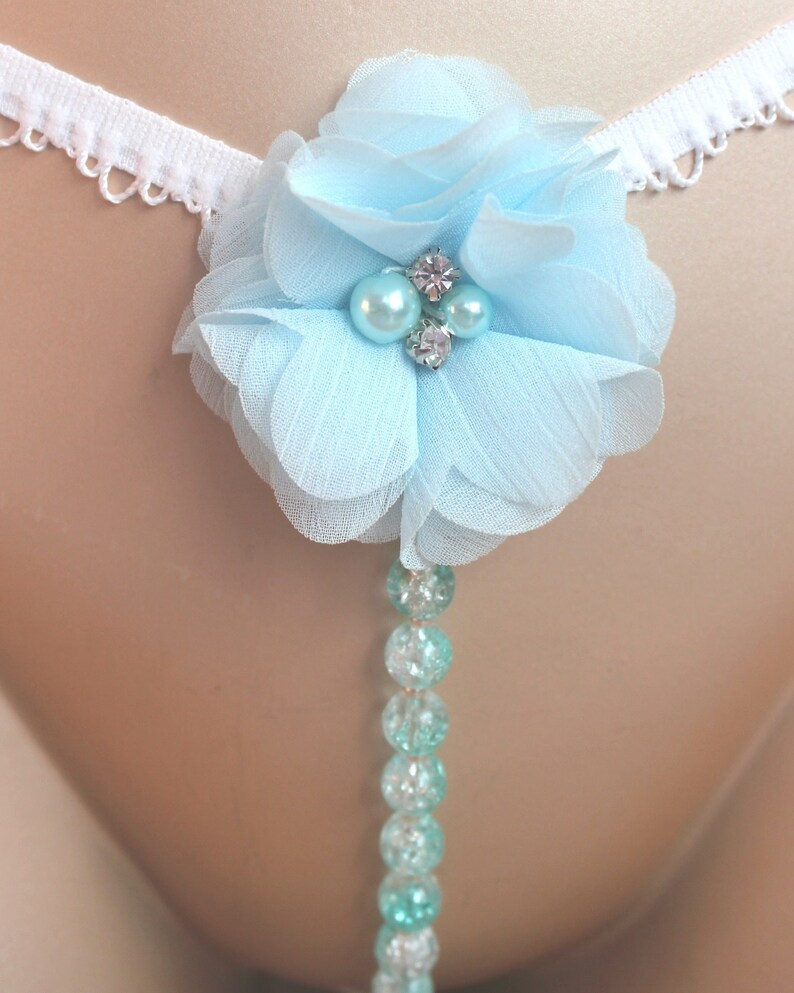 Pearl Thong erotic string beadstring string beads bristle Etsy