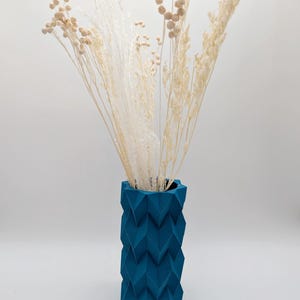 Geometric Vase – 3D Printed Modern Home Decor, Choose Your Color