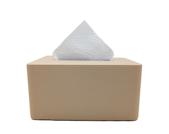 Minimalist Rectangular Tissue Box | Smooth Matte Design | Modern 3D Printed Home Decor
