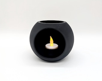 Minimalist 3D Printed Tealight Candle Holder | Modern Home Decor