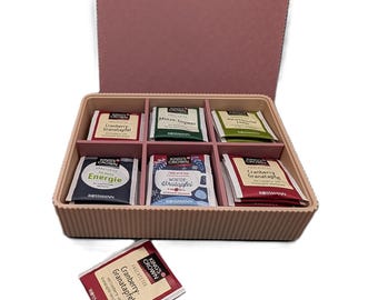 3D Printed Tea Bag Organizer – Modern Stackable Storage