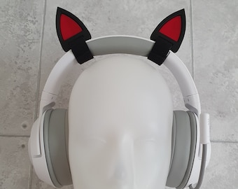 Kitten Ears / Cat Ears for Headphones / Headset for streaming anime cosplay