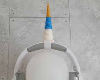 Unicorn multicolors horns for Headphones / Headset for streaming anime cosplay
