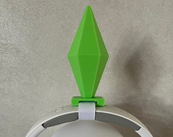 Plumbob Diamond for Headphones / Headset for game fun streaming anime cosplay