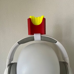 Pommes frites för hörlurar / Headset för spelkul streaming anime cosplay