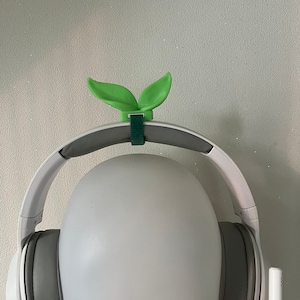Small leaf / sprout for Headphones / Headset for streaming anime cosplay