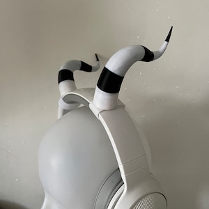 Two Colors Horn Side backways for Headphones / Headset for streaming anime cosplay