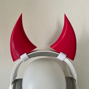 Fin horns for Headphones / Headset for streaming anime cosplay