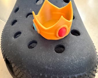 Pricess Crown charm 3d printed for Croc