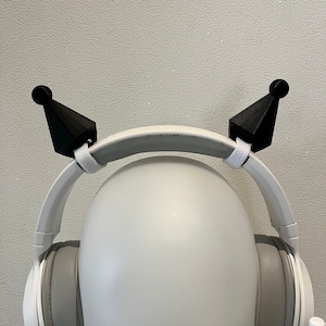 Mini Space Rabbit ears for Headphones / Headset for streaming anime cosplay