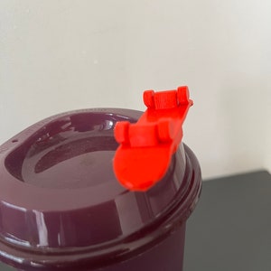 Skateboard 3D printed hot drink stopper reusable cup
