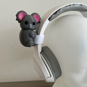 Koala figure, Cute koala hanging for Headphones / Headset for streaming anime cosplay
