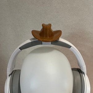 Cowboy hat for Headphones / Headset for streaming anime cosplay