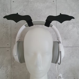 Bat Wings for Headphones / Headset for streaming anime cosplay
