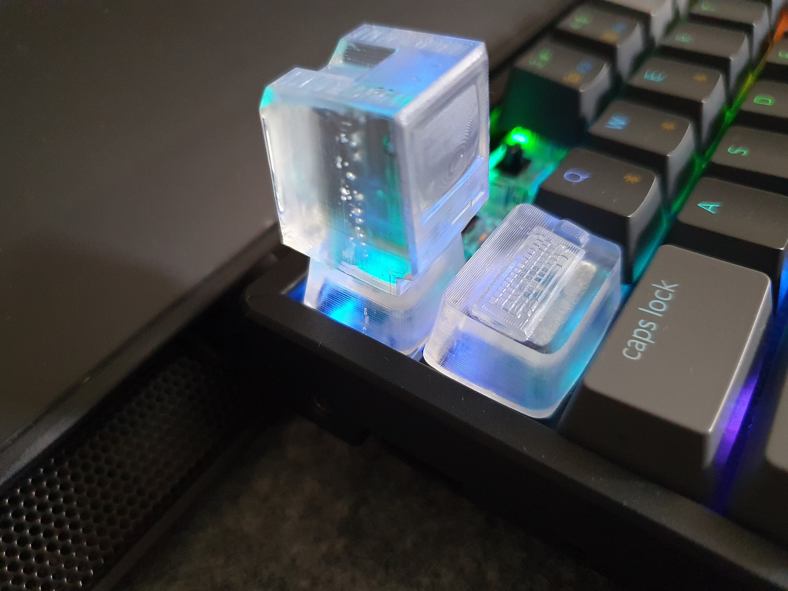 Screen Keycaps Clear Monitor and Keyboard Mouse Mechanical Keycaps 3D Printed - Etsy