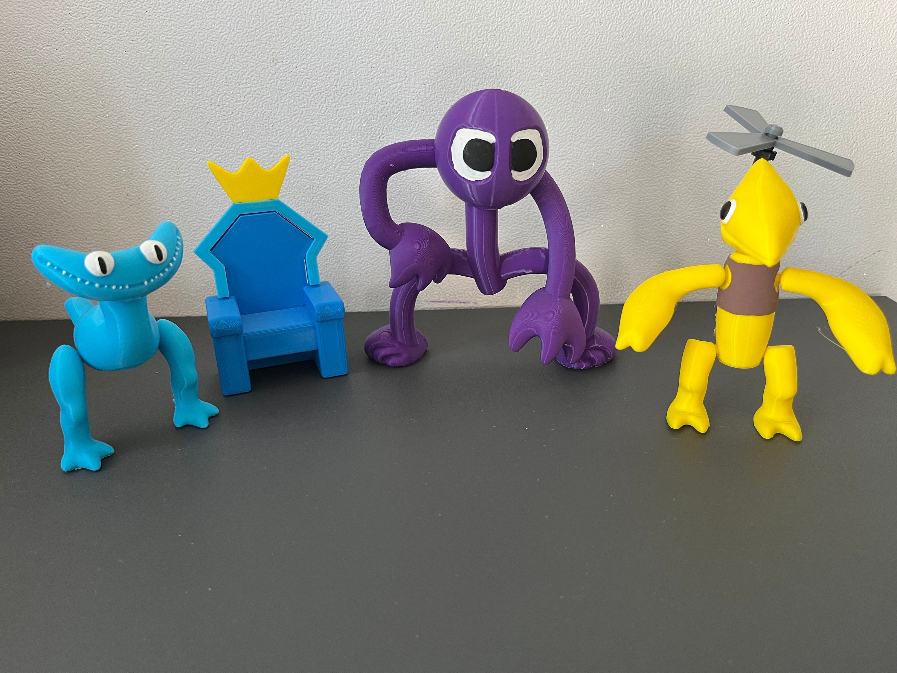 STL file PURPLE FROM RAINBOW FRIENDS ROBLOX GAME 🌈・3D printable