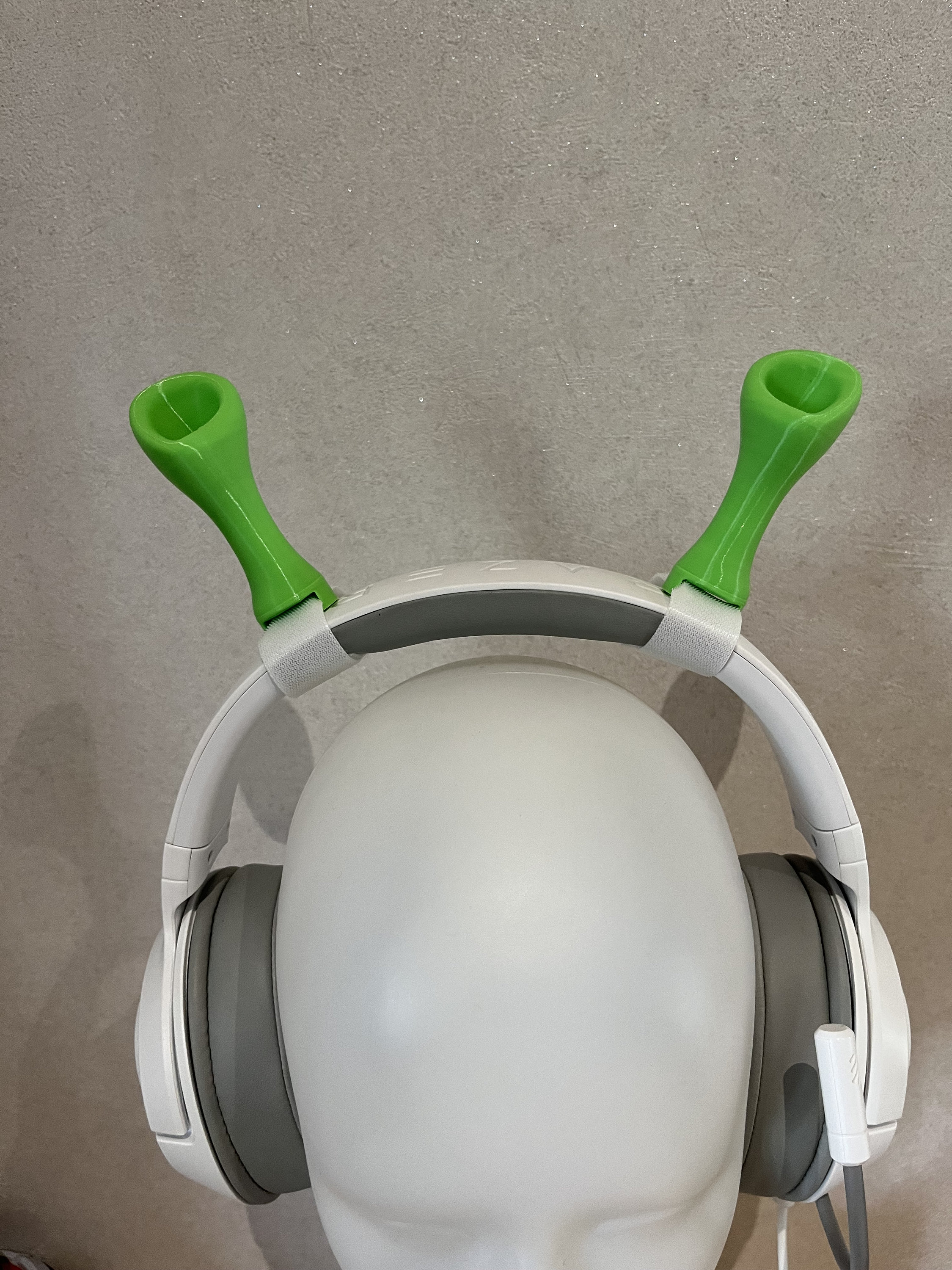 Ogre ears for Headphones / Headset for streaming anime cosplay