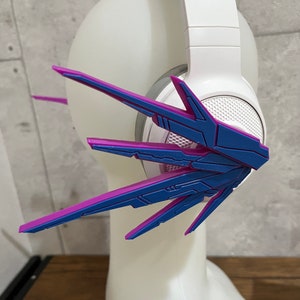 Mecha Wings for Headphones / Headset for streaming anime cosplay