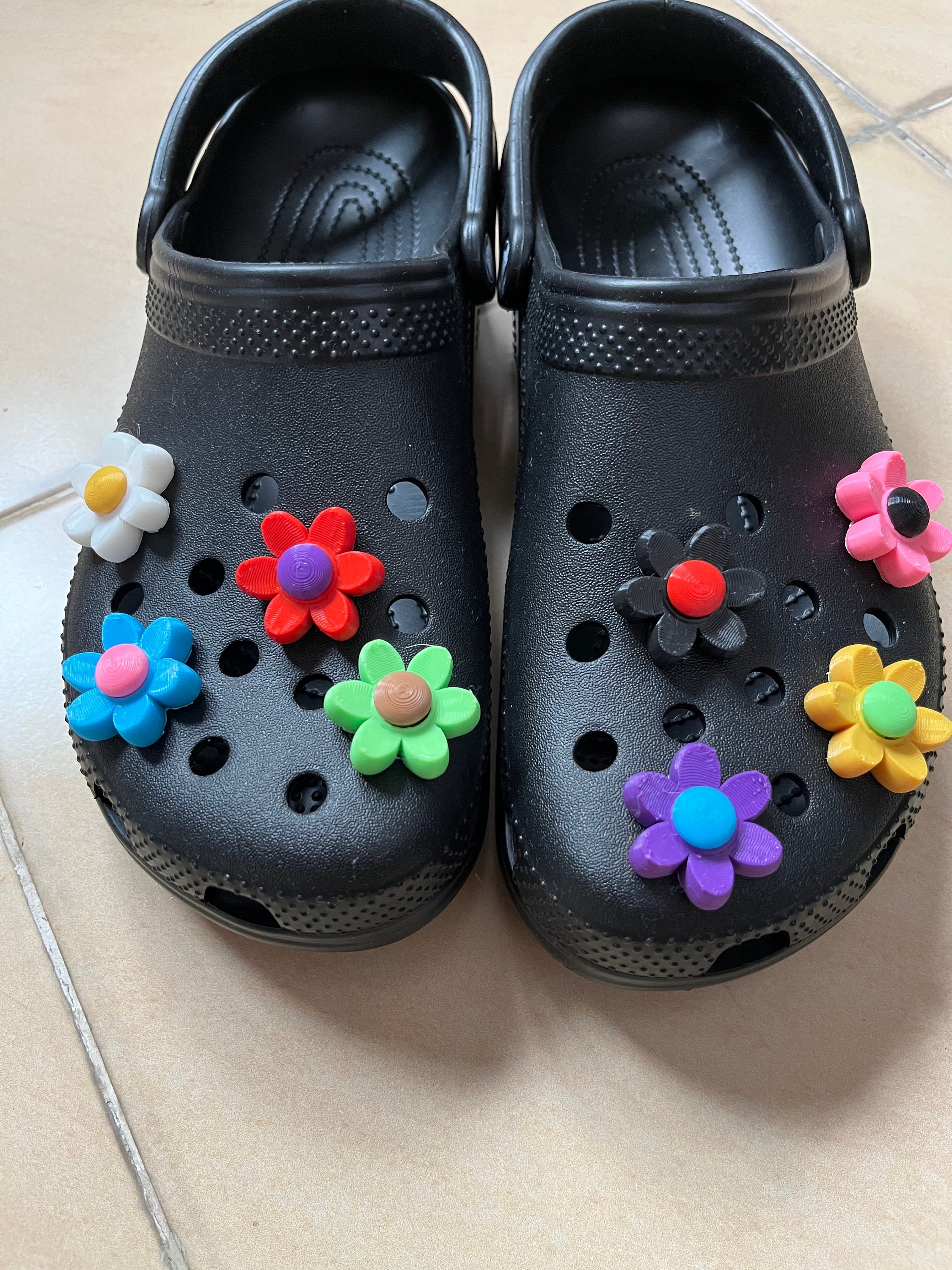 Flower Charms for Croc With Many Color Selection Etsy