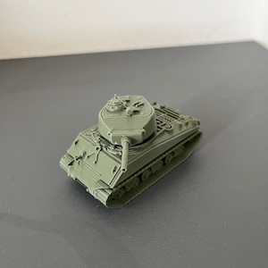 Sherman Tank, scale 80, US tank, 3D printed, wargaming, military miniatures