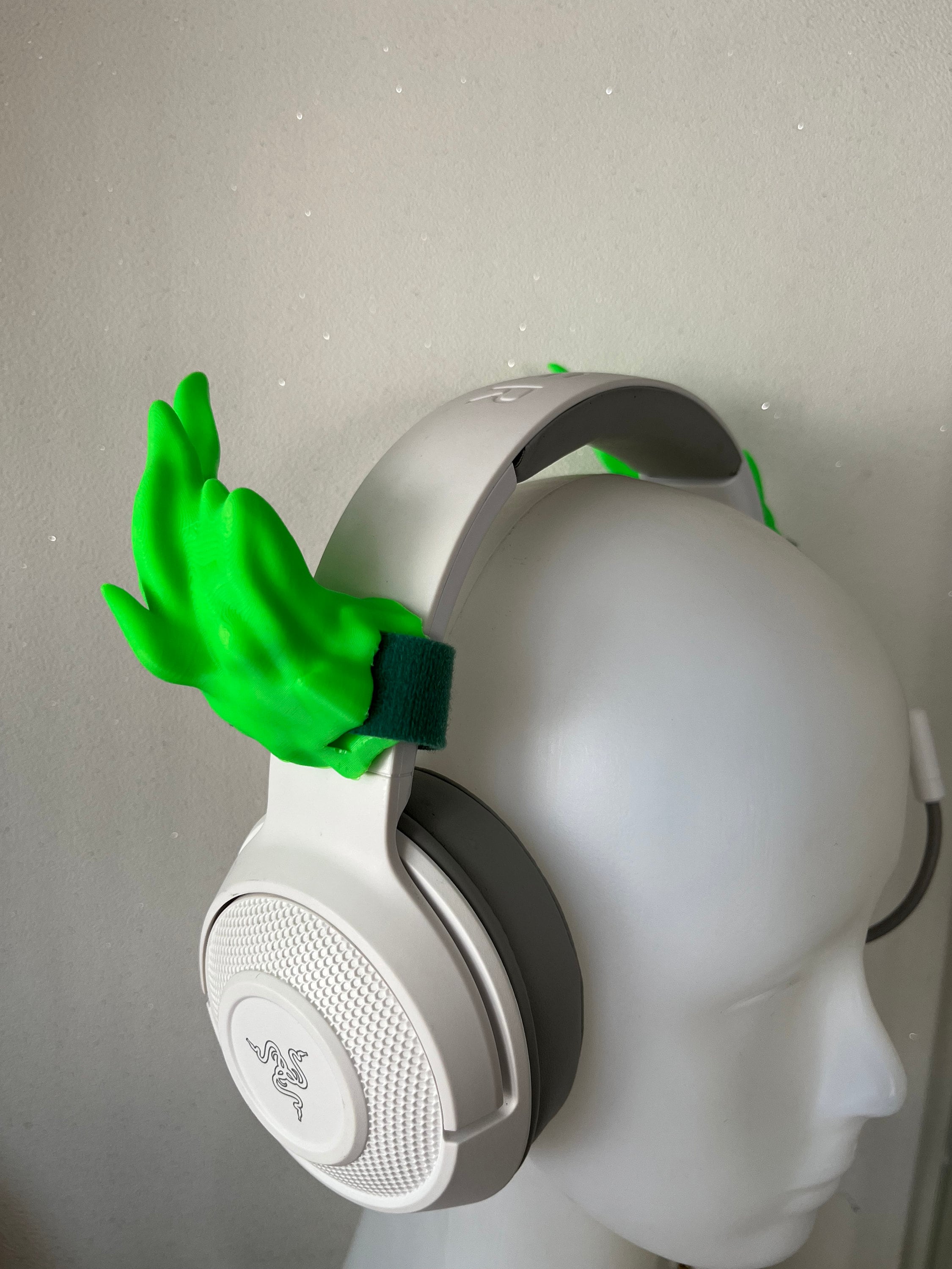 Forest Dragon horn for Headphones / Headset for streaming anime cosplay