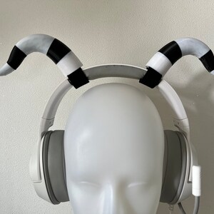 Two Colors Horn Side sideways for Headphones / Headset for streaming anime cosplay
