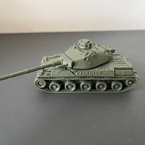 AMX-30 Tank, scale 80, French tank, 3D printed, wargaming, military miniatures