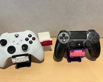 Suporte para controle de console impresso em 3D, nome personalizado para presentes