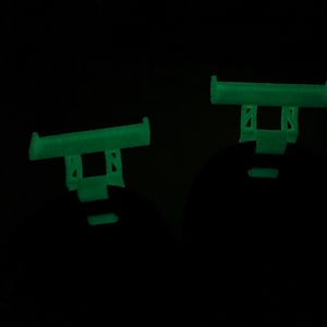 Glow In The Dark Racing Spoilers, Wings for Croc with many colors