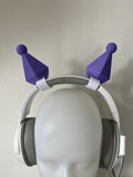 Space Rabbit ears for Headphones / Headset for streaming anime cosplay product logo