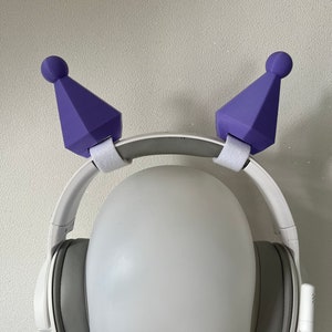 Space Rabbit ears for Headphones / Headset for streaming anime cosplay