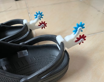 Dual Spurs for Croc with many color selection