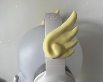 Cute Wing Pastel colors for Headphones / Headset for streaming anime cosplay