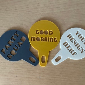 Custom Personalised Coffee/cocktail Stencil Gift