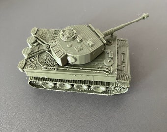 1:35スケール第二次世界大戦ドイツタイガーI戦車モデル、手作り静的