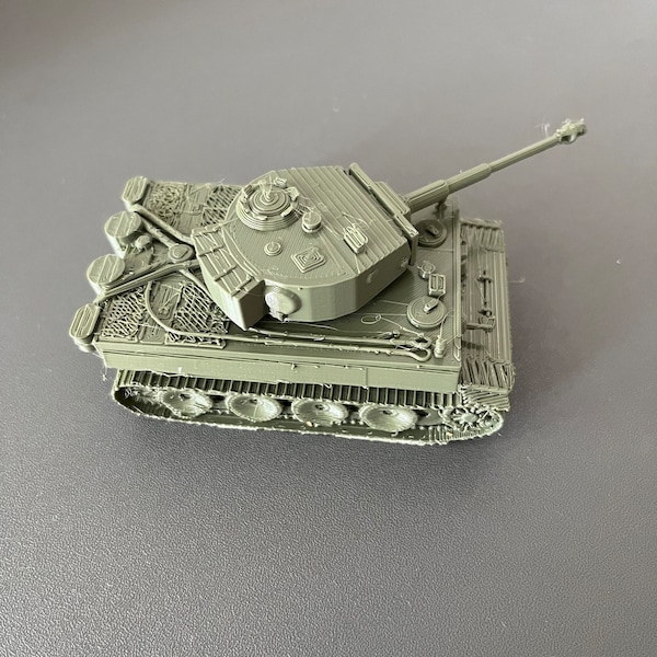 Tiger 1 Tank, scale 80, Germany heavy tank, World war two, 3D printed, wargaming, military miniatures