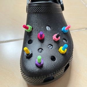 Bolt charms for Croc with many color selection