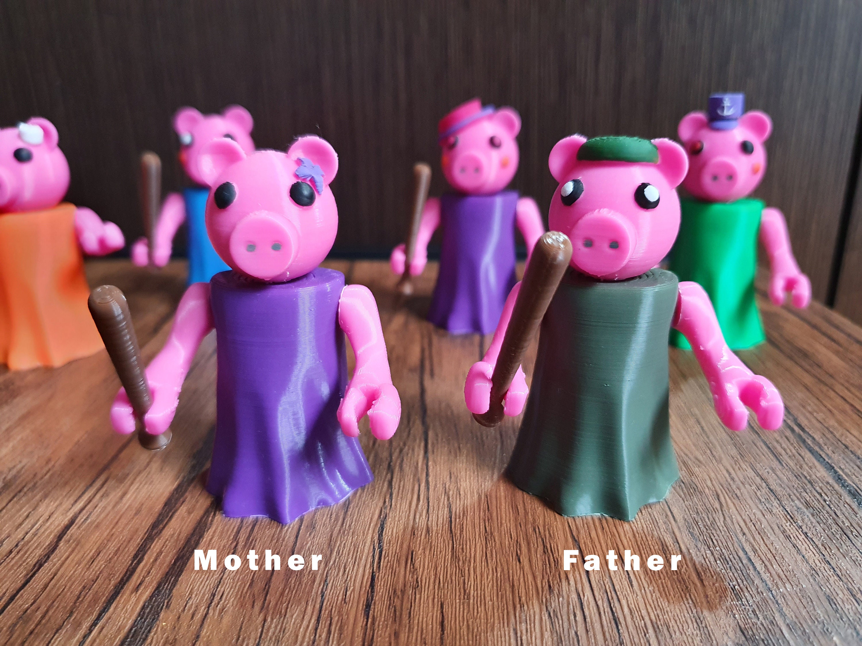 All the Roblox Piggy I've made so far THEY ARE 50! ☆ Polymer Clay  Sculptures 