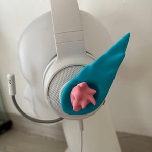 Fourrure d'oreilles d'anime pour casque/casque pour le streaming de cosplay d'anime