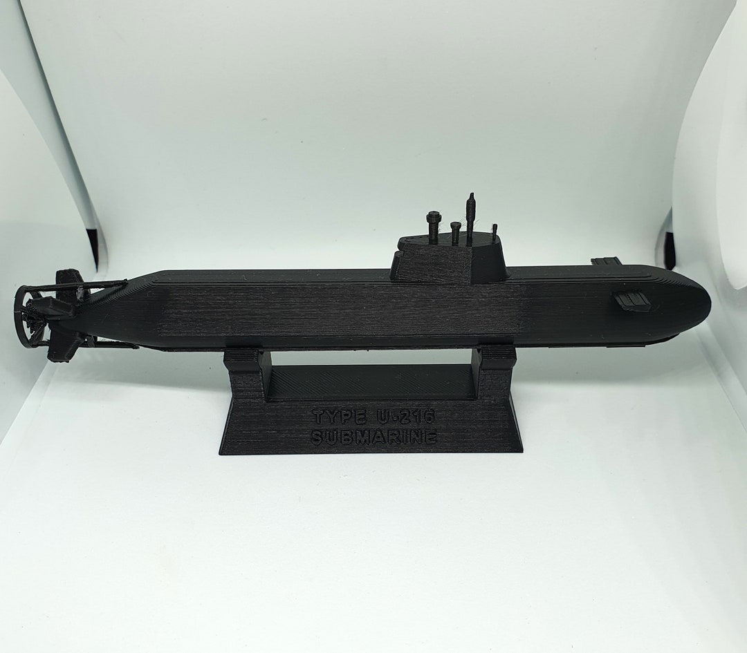 Type 216 Submarine / U216 Conventional German Submarine, Scale 500, 3D