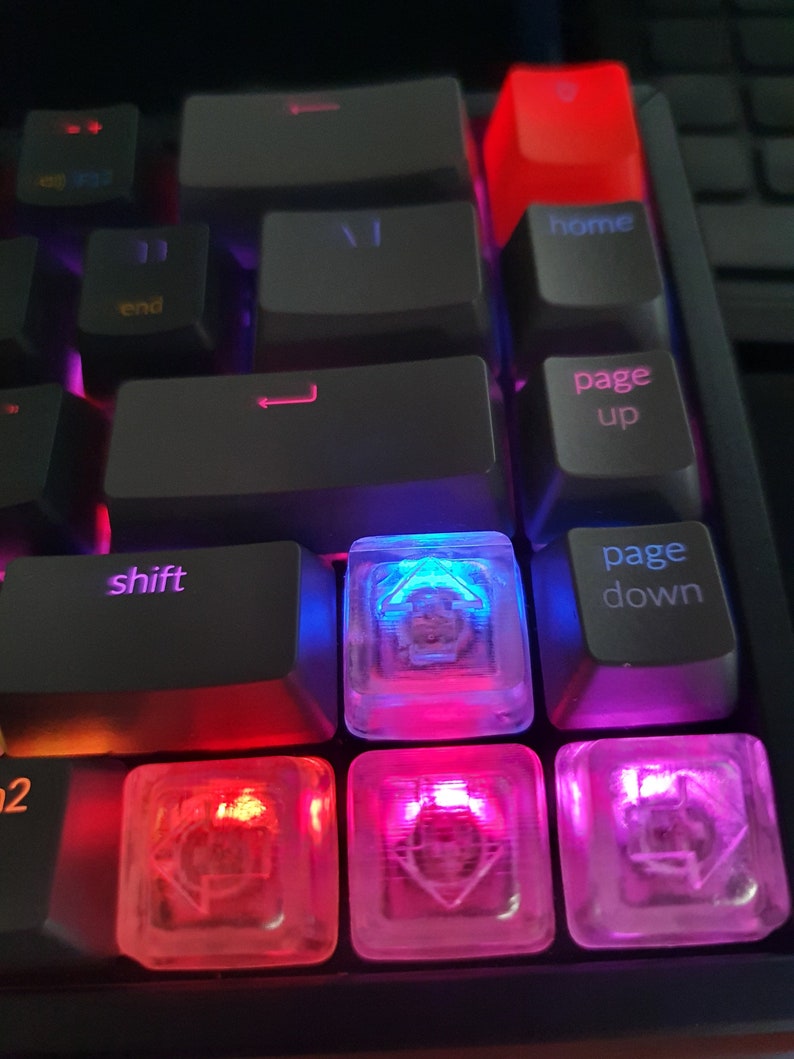 Arrow Key Keycaps Clear Arrow Mechanical Keycaps 3D Printed - Etsy