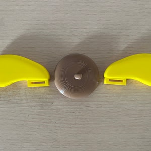 Yellow dog ears with muffin hat for Headphones / Headset for game fun streaming anime cosplay image 4