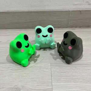 カエルケーブルホルダー、3Dプリント