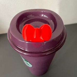 Ribbon 3D printed hot drink stopper reusable cup