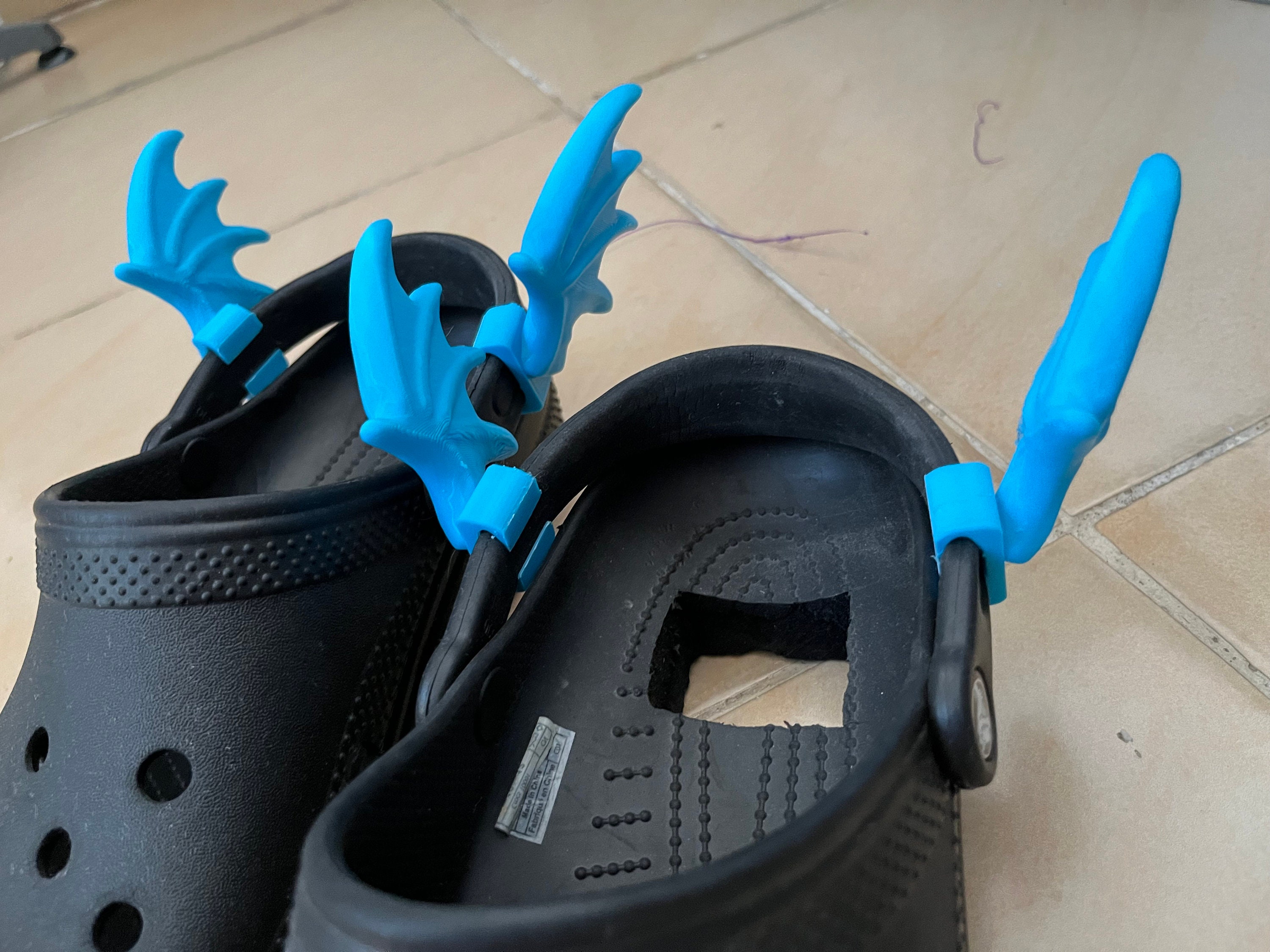Bat Wing for Croc With Many Color Selection 3d Printed - Etsy