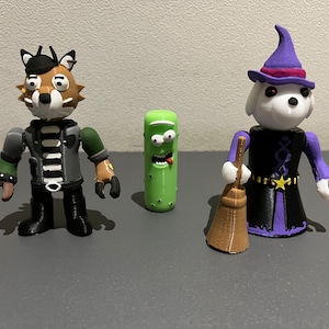 Kyle, Pickle, Geluda fullbody figures