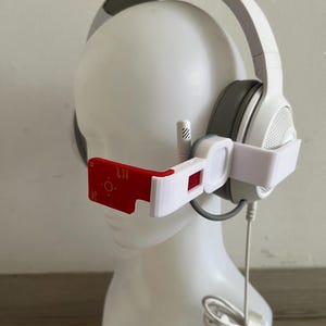 Power Meter, scouter for Headphones / Headset for streaming anime cosplay