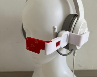Misuratore di potenza, scouter per cuffie/auricolari per lo streaming di cosplay anime