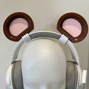 Big Bear Ears for Headphones / Headset for streaming anime cosplay